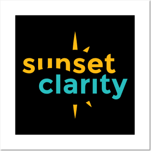 Sunset Clarity Logo Posters and Art